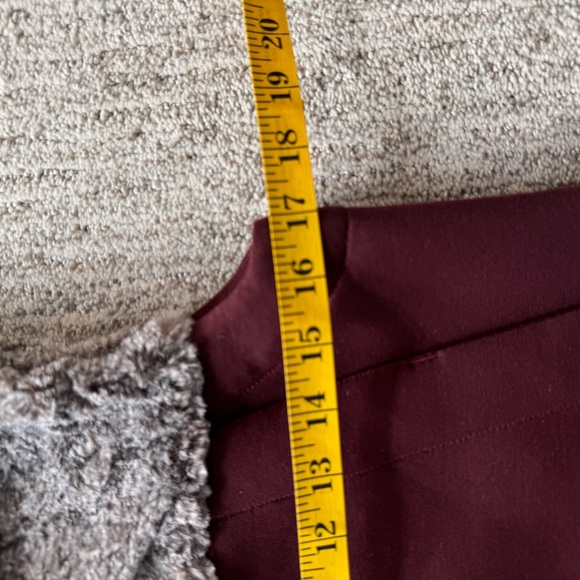 North Face - Hybernation Thermal 3D Vest Maroon Red Gray Shearling size XS - Picture 12 of 13